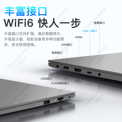 ThinkPad Lenovo ThinkBook14+ 2025 Core version subsidy 20% laptop 2.8K screen optional Zhaoyang high-performance design office programming gaming student laptop hot 25 models Core 5 32G memory 1TB solid state V14 independent graphics card full HD eye protection screen new upgrade WiFi6