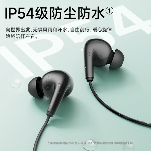 Edifier (EDIFIER) H230P Type-C in-ear wired headphones Hi-Res gold label certification online class office karaoke microphone suitable for Huawei Xiaomi oppo mobile phone Aoki Green