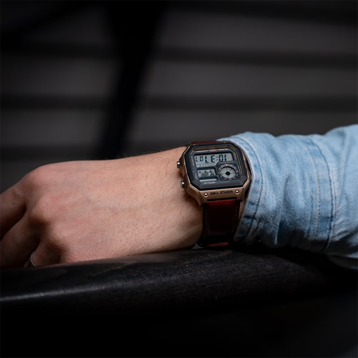 CASIO watch men's retro small square waterproof sports student men's and women's electronic watch Valentine's Day AE-1200WHL-5A