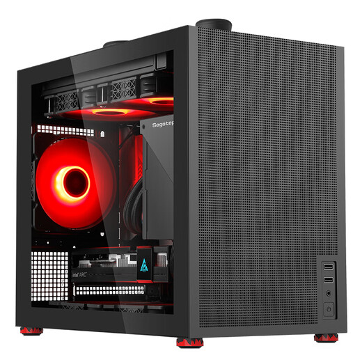 Colorful family bucket portable mini host i5 12600KF/RTX5060Ti desktop mini game ai design custom DIY assembly computer complete machine with five 12400F+16G+RTX5060