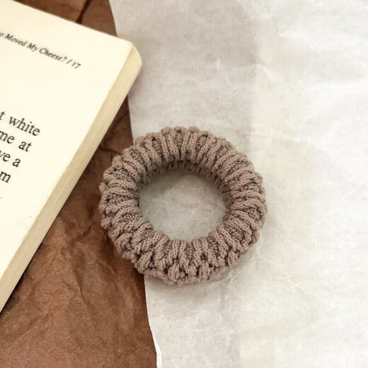 Korean version of widened and thickened upgraded hair band rubber band Korean style women's high elasticity and durable head 2 pieces in mixed colors