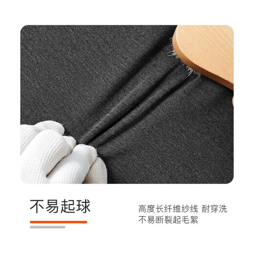 Clarkarida Men's Thermal Underwear Men's Double-sided Warm Velvet Plus Velvet Thickened German Velvet Autumn Clothes and Autumn Pants Men's Bottoming Cotton Sweater Warm Clothing Dark Gray Double-sided Warm Velvet Round Neck Suit XL (130-150Jin Jin equals 0.5kg)