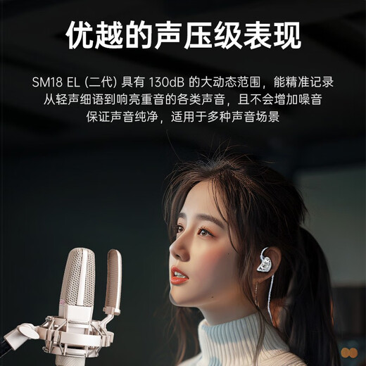 TAKSTAR SM-18 EL Microphone Karaoke Live Broadcast Equipment Professional Recording Singing Microphone Mobile Phone Computer Universal External Sound Card Set SM-18EL Official Standard Blowout Net + SF Express Silver