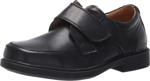 Florsheim Berwyn Jr II Boys Toddler Teenage Slip-ons Black (Black Smooth Leather) 2.5 Big Kid