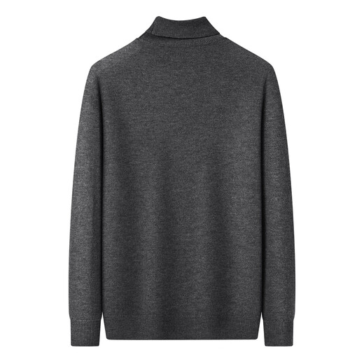 Shanshan 100% pure wool sweater men's 2025 autumn and winter new thin warm turtleneck sweater sweater bottoming shirt top