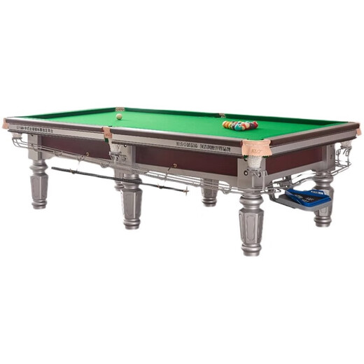 (Installation included) Billiard table standard marble billiard table for adult home Chinese and American high-end ball room with black eight 9 feet luxury gold marble table