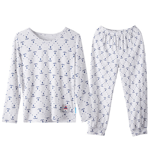 Schiesser Pajamas Autumn Boy Modal Cartoon Camiseta de ropa para el hogar de manga larga Conjunto de camisa 3B-15868H Flower de flor, una talla 100c 100c