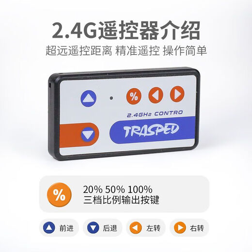 Shantou Lincun 2.4G pocket remote control car 1 64 alloy model mini simulation toy car with light adjustable speed children's car white Hengguan off-road_Hengguan alloy car without trailer + screwdriver