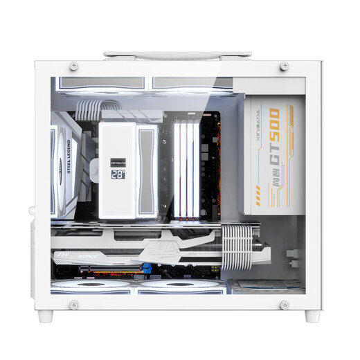 ASUS (ASUS) 5060 host RTX 5050 graphics card complete machine 14600KF assembled computer mini portable mini small chassis AI e-sports game desktop DIY complete machine itx host high frame tile 12490F + ASUS RTX 5060