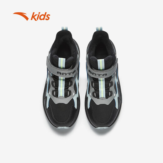 ANTA children's cotton shoes for men and women, outdoor velvet warm cotton shoes, mountain and river sports cotton shoes A12546904