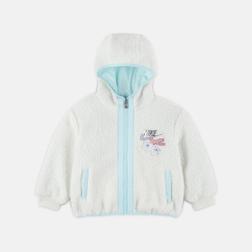 Nike (NIKE) toddler knitted sherpa jacket winter boys soft stacked embroidered jacket NIKE IQ9994