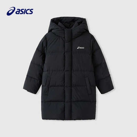 ASICS Children's Clothing 25 Years Winter Children's Mid-Length Down Jacket, Fluffy, Stylish, Thickened, Warm and Waterproof 334251072520