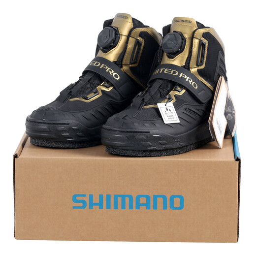 SHIMANO 25 new style FS-140X rock fishing shoes, boat fishing shoes, felt-soled spike shoes, replaceable soles, made in China, white - size 42 (inner length 26cm)