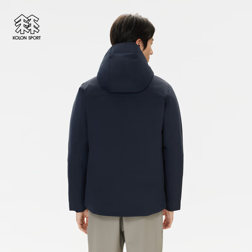 KOLON SPORT waterproof, windproof and breathable men's lightweight slightly elastic hooded goose down jacket