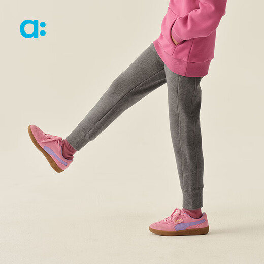 幼岚（ALLBLU）【雪顶绒修身长裤】儿童裤子25秋冬新品A类蓬松保暖 深花灰 140 cm