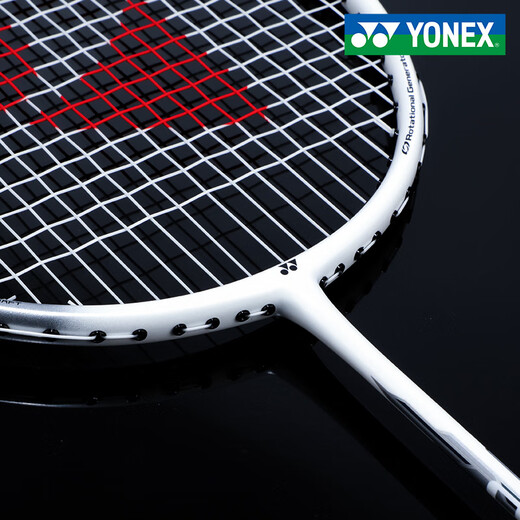 YONEX Raquette de badminton Yonex raquette simple yy ultra-légère entièrement en fibre de carbone sky ax 007 raquette d'attaque d'entraînement avancée recommandation chaude garantie de raquette unique entièrement en carbone 30 livres 26 livres cordées (livrée avec gel pour les mains + housse de raquette)
