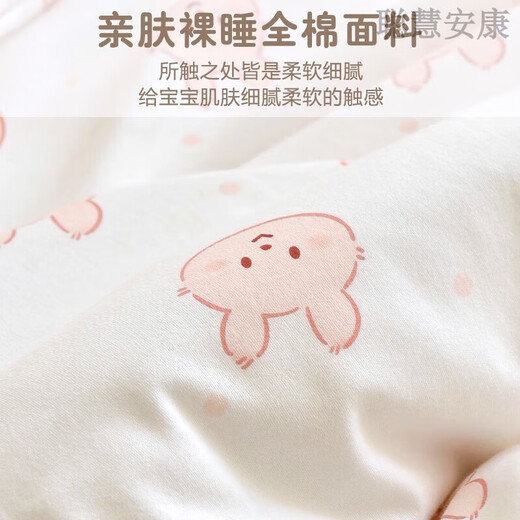 Baby Quilt Pure Cotton Newborn Baby Autumn and Winter Thickened Cotton Cover Kindergarten Children's Small Quilt for All Seasons Star Bear Cotton Thickened Model - Removable and Washable Room Temperature 120x150cm