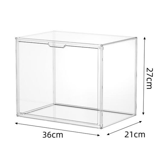 Blind box storage box hand-made doll bag model perfume baking acrylic ornament display box CD album storage large six-sided high transparency 1 pack