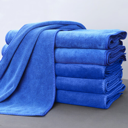 Accor rags 30*40CM5 strips of polyester-cotton scouring pads thickened commercial property car wash rags absorbent housework