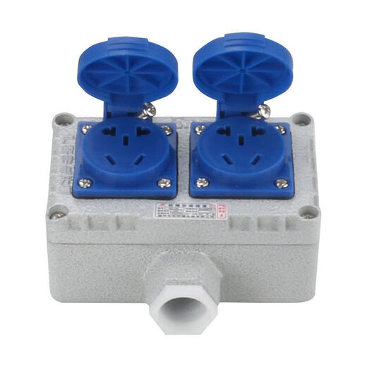 MPPMCK explosion-proof switch 220V380V three-hole five-hole industrial ten-hole fifteen-hole 10A16A surface-mounted explosion-proof 10A five-hole socket