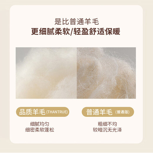 ZEYAUP pure wool scarf for women in autumn and winter, warm scarf for girlfriend, wife, girl, Christmas and New Year birthday gift, Camelka Plaid, brand high-end light luxury gift box, 180*32cm