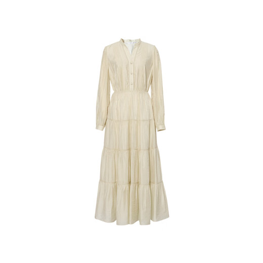 Evelitian acétate exquis Silk Craft Plackeet Beef Tendon confortable et à la mode Robe 2025 AUTOMNE NOUVEAU STYLE LET TEA PRE-vente [25 septembre] Post M
