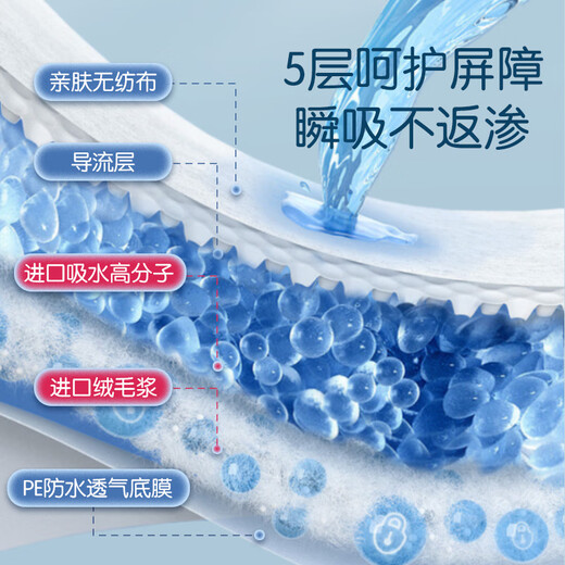 Anko New Baby T-type Diaper Triangle Disposable Newborn Diaper Urine-proof Pad Wipe Waterproof Diaper Strap Type S Size-100 Pieces (Suitable for 3-6kg)