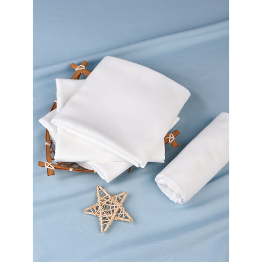 All cotton era gauze diapers all cotton era gauze diapers pure cotton new baby breathable meson cloth baby special L 10 pack absorbent cotton gauze style 50*80cm (free diaper belt)