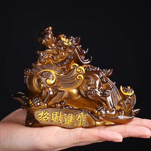 Yunhua color-changing tea pet ornaments Pixiu tea pet tea table can raise Zen ornaments creative accessories to attract wealth and treasures - Pixiu - color-changing red