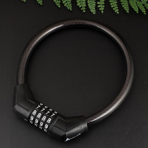 AUBURN password lock steel cable car lock bicycle lock mountain bike lock bicycle lock bicycle lock anti-theft car lock 1340 black