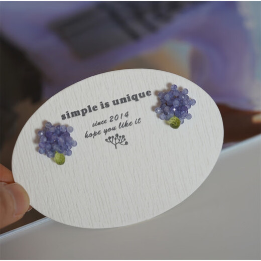 DL 1998 Fat Donglai quality tanzanite earrings, natural lavender color, rich green peridot, natural color matching, a pair of gold-plated earrings