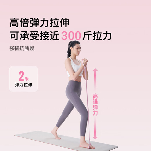 Keep cat head beauty back tensioner elastic band stretch belt 8-figure tensioner Pilates tension rope style gray 25 pounds