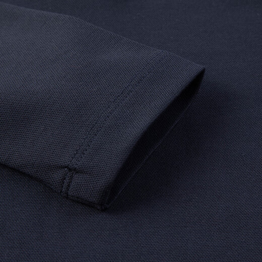 HAZZYS children's clothing boys and girls POLO shirt autumn new lapel casual long-sleeved T-shirt navy 130