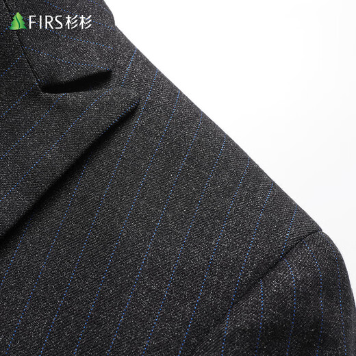 Shanshan suit men's slim professional formal suit business casual striped groom's wedding dress men's clothing