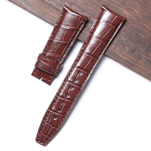 ISTrap ISTRAP ISTRAP EURLICHE LEDERLEDER CROCODILE LEDERSAUTHAUF DER FÜHREN IWC PORTUGAL 7 PORTUGAL Sieben Cypress Schwarz ohne Schnalle Länge 13555 20mm