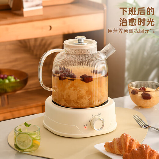 Health kettle, kettle, hot water kettle, constant temperature kettle, tea kettle, tea kettle, one-piece glass, fully automatic, small household, multifunctional office, large capacity, high borosilicate glass, no tea leakage 2L