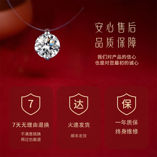 DR. DARLING Mermaid's Tears Moissanite Diamond 925 Silver Necklace for Women 2025 New Light Luxurious Clavicle Chain Birthday Gift for Girlfriend Moissanite Diamond Necklace-1 Carat SF Express, Engraving