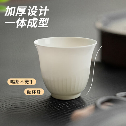 Xingfang disposable tea cup tasting cup plastic cup thickened small cup tasting cup 50ml 100 only includes cup holder