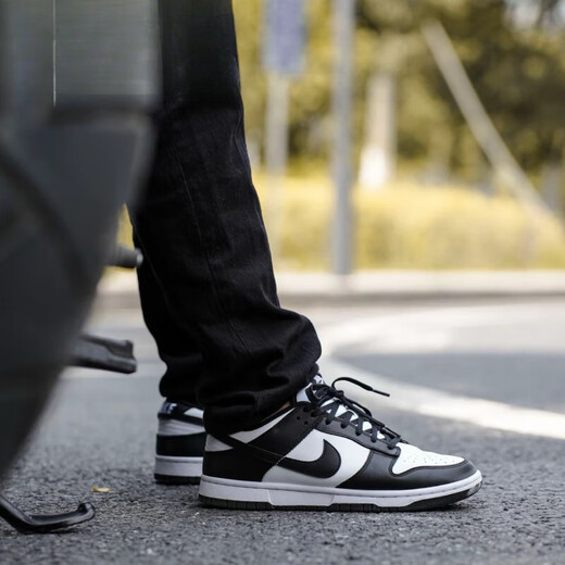 Nike Nike Dunk Low schwarz und weiße Panda Klassische Low Top Casual Pantoffers CW-DD-Official Flagship Authentic DD1503-101 Frauenmodell 35.5