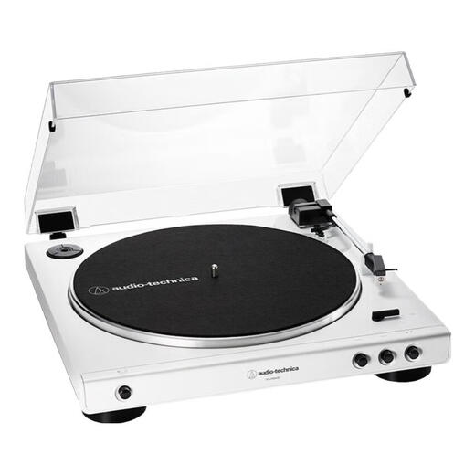Audio-Technica AT-LP60X TOP vinyl record player retro record player fever gramophone LP belt vinyl player home record player annual party New Year's Day gift Valentine's Day white suit AT-LP60X white good sound quality speaker suit