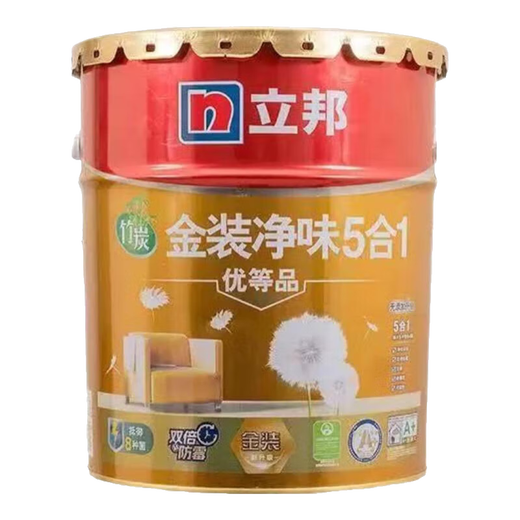 Nippon Paint Gold Deodorant Gold 5-in-1 Anti-Formaldehyde Interior Wall Latex Paint Matte White Wall Paint Interior Paint Paint Nippon Paint Gold Deodorant 5-in-1 White 18L 18L and above