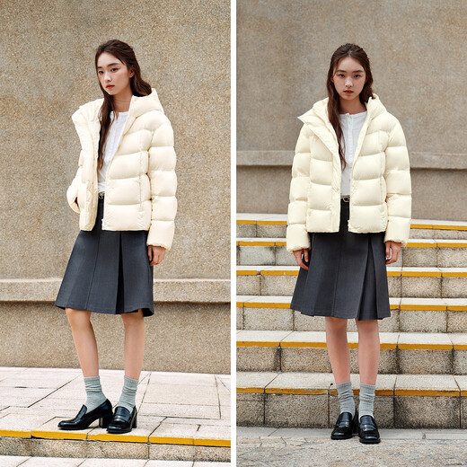 Semir Easy | Down Jacket Women's Winter 90 Down Three Anti-Heating Anti-static 2025 Mid-Length Jacket 109725113002