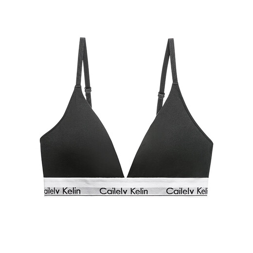 CK women's bra Cailelv Kelin sports bra girls racer vest solid color sports suit V-neck bra (black) M (suitable for 91Jin Jin equals 0.5kg -105Jin Jin equals 0.5kg)