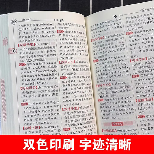 【认准官方正版】成语词典最新版2025人教版小学生专用双色本新华词典正版初高中生工具书 [2本]成语词典+新编字典