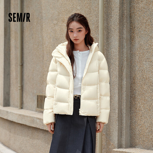 Semir Easy | Down Jacket Women's Winter 90 Down Three Anti-Heating Anti-static 2025 Mid-Length Jacket 109725113002