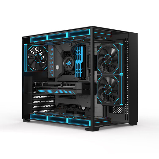 SilentEdge棱镜7pro机箱风扇6pro超静音12cm散热台式电脑海景房神光同步PWM温控调速5v3针灯光调节ARGB 棱镜7pro黑色反叶（进风）