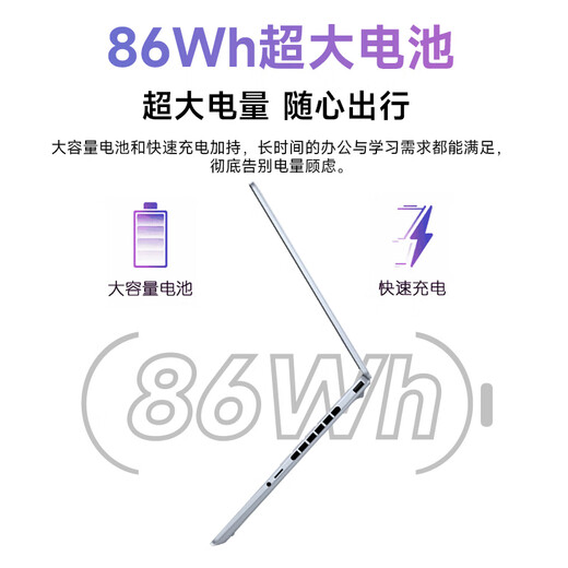 Dell (DELL) Inspiron 16Plus 16-Zoll-Großbild-Kreativ-Notebook 20 % Zuschuss für Designer, Studenten, Bürobearbeitung, Spielbearbeitung und Grafik, dünner und leichter Laptop der 13. Generation, Standarddruck i5-13420H, 2,5K-Augenschutzbildschirm, silberner 16G-Speicher, 2 TB Hochgeschwindigkeits-Solid-State-Anpassung