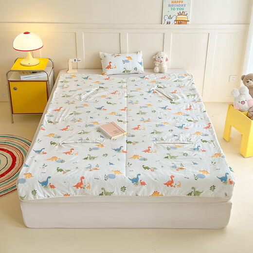New Baby Anti-Kick Quilt Magic Children's Sleeping Bag Spring and Autumn Seasons Quilted Baby Sleeping Bag Universal for Small, Medium and Large Children Dinosaur Paradise Soft and Delicate 120*150cm Quilted Anti-Kick Quilt (3-6 years old)