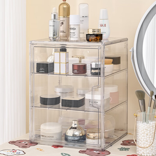 Blind box storage box hand-made doll bag model perfume baking acrylic ornament display box CD album storage large six-sided high transparency 1 pack