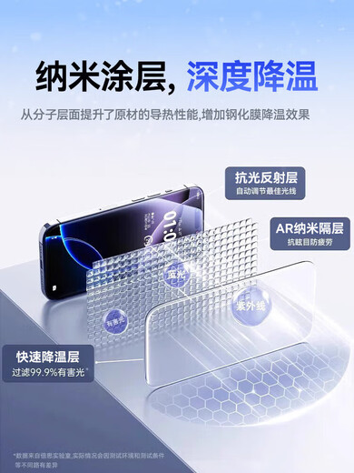 BASEUS AR ice transparent film suitable for Apple 16promax tempered film iphone16/15 ice phone film 14 anti-fall 13 film 12 dustproof plus protection 11X screen AR AR ice transparent ultra-clear film clear ice feeling AR anti-reflective smooth and streak-free dual iPhone 16 pro